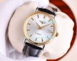 Replica Longines Silver Dial Two Tone Gold Case Watch 42mm